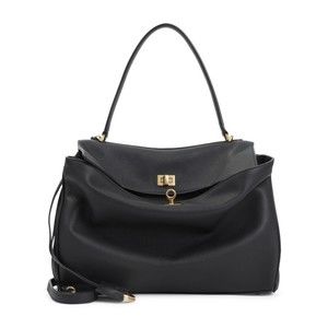 Balenciaga Grained Leather Shoulder Bag With Structured Silhouette - NWT